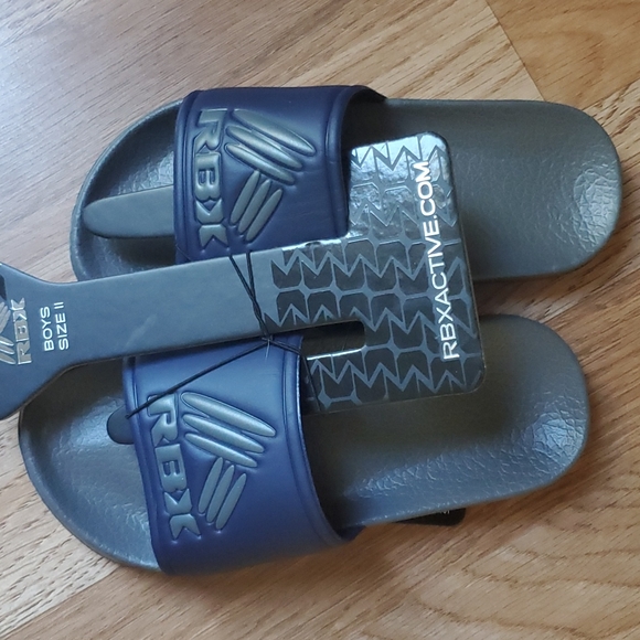 RBX Navy Blue/Gray Sliders-11 - Picture 2 of 7